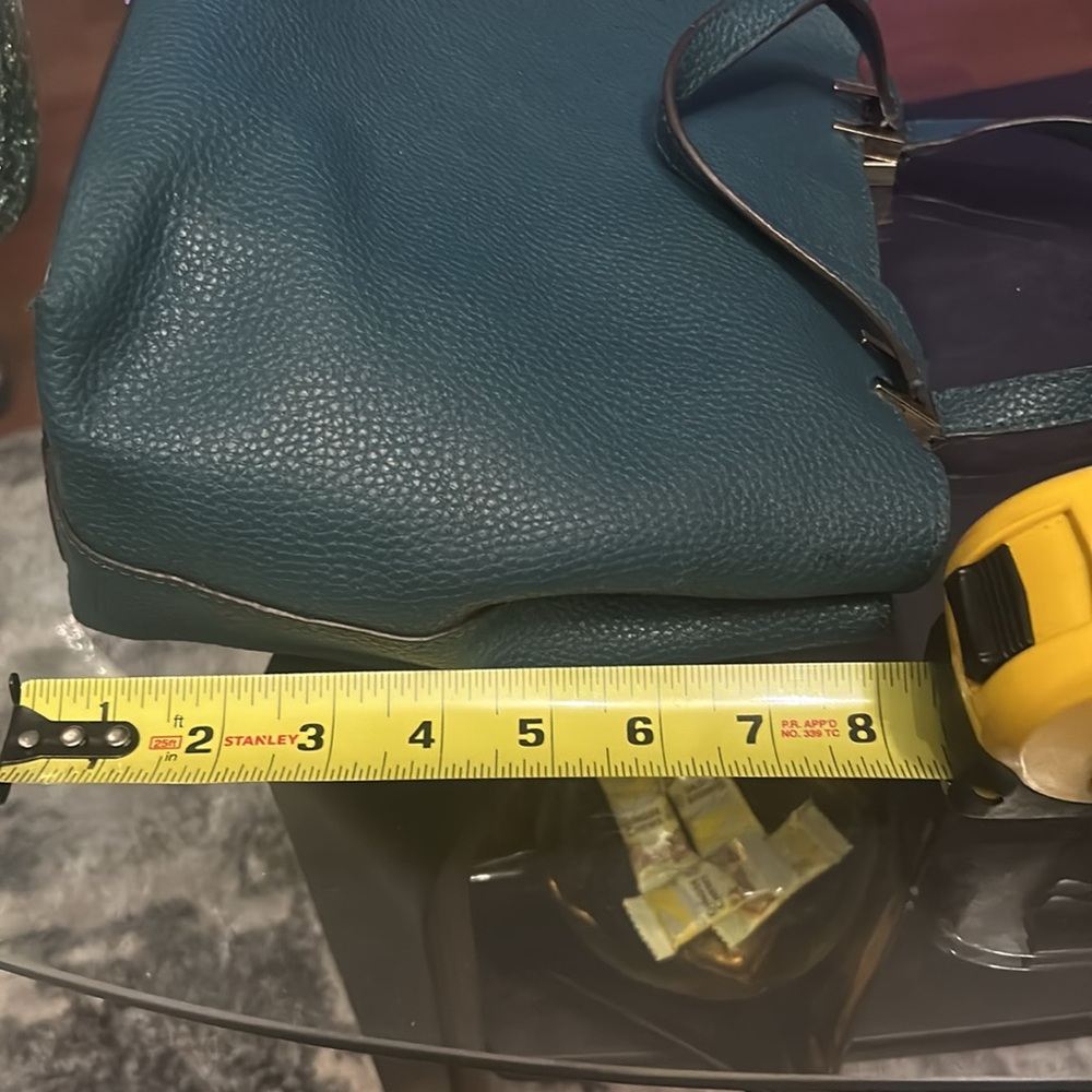 Kate Spade Green Satchel with Textured Leather Finish.send offers - Picture 10 of 14